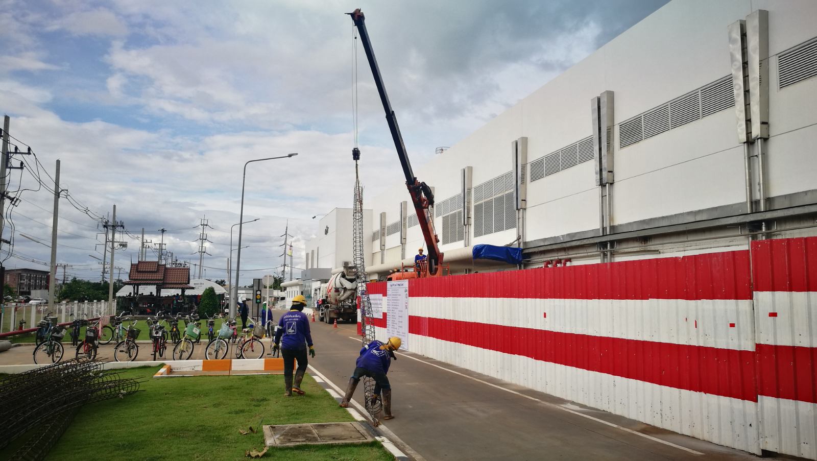 งานต่อเติมอาคารไลน์ผลิตบริษัท Cargill อ.โชคชัย โคราช